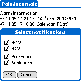 notifdetails PalmInternals   the Palm OS system analyzer