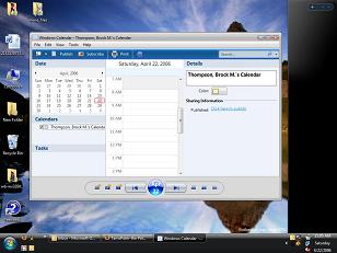  Windows Vista Contacts and Calendar