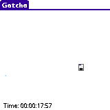 w1 Gotcha   a game for people who hate small children getting hold of their PDA