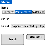 FileFind para Palm OS